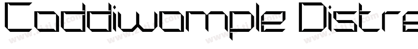 Coddiwomple Distress字体转换 Coddiwomple Distress字体转换